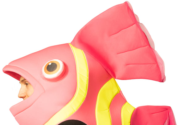 Glow in the Dark, Fish Pink Costume, One Size Fits Most