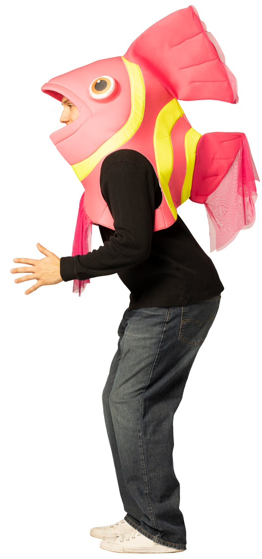 Glow in the Dark, Fish Pink Costume, One Size Fits Most