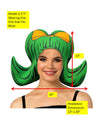 Green Bouffant Cartoon Wig