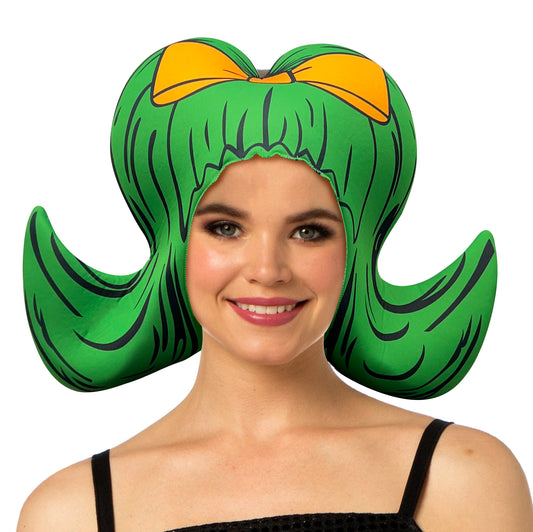 Green Bouffant Cartoon Wig