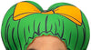Green Bouffant Cartoon Wig