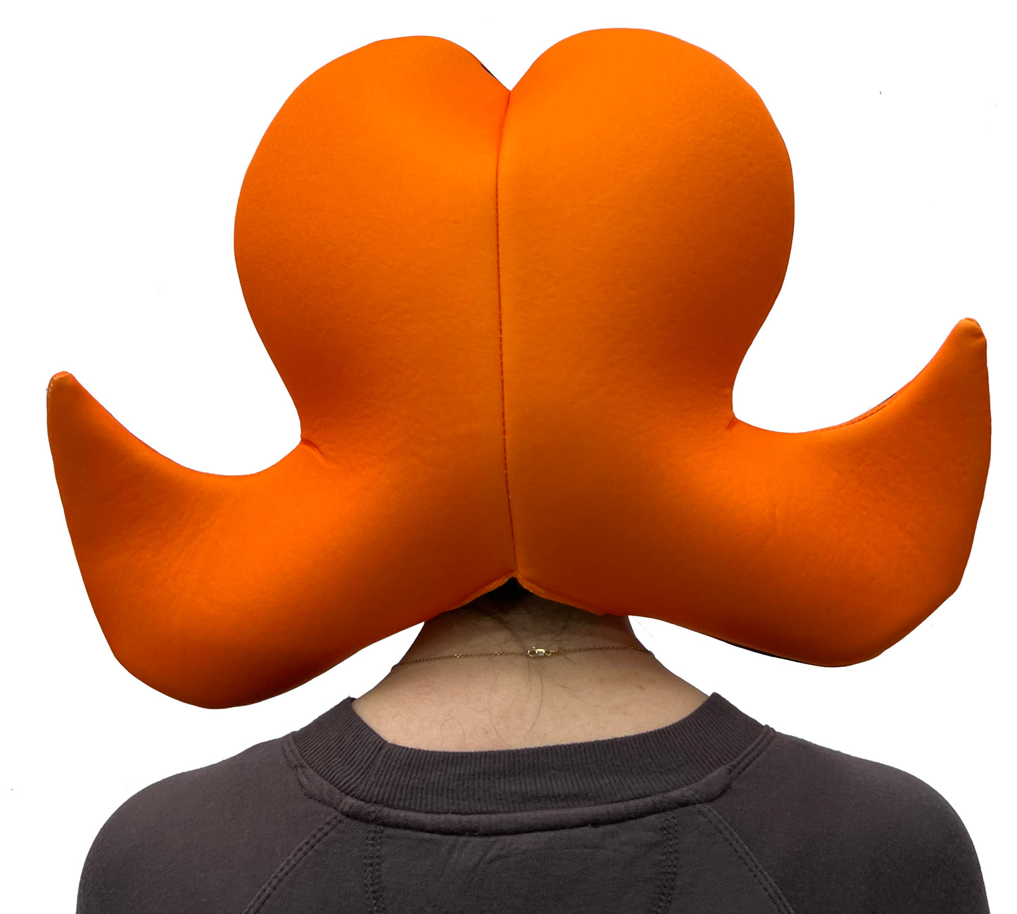 Orange Bouffant Cartoon Wig