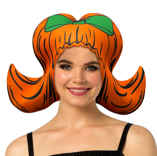 Orange Bouffant Cartoon Wig