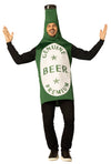 Genuine Beer Bottle Costume, Adult One Size