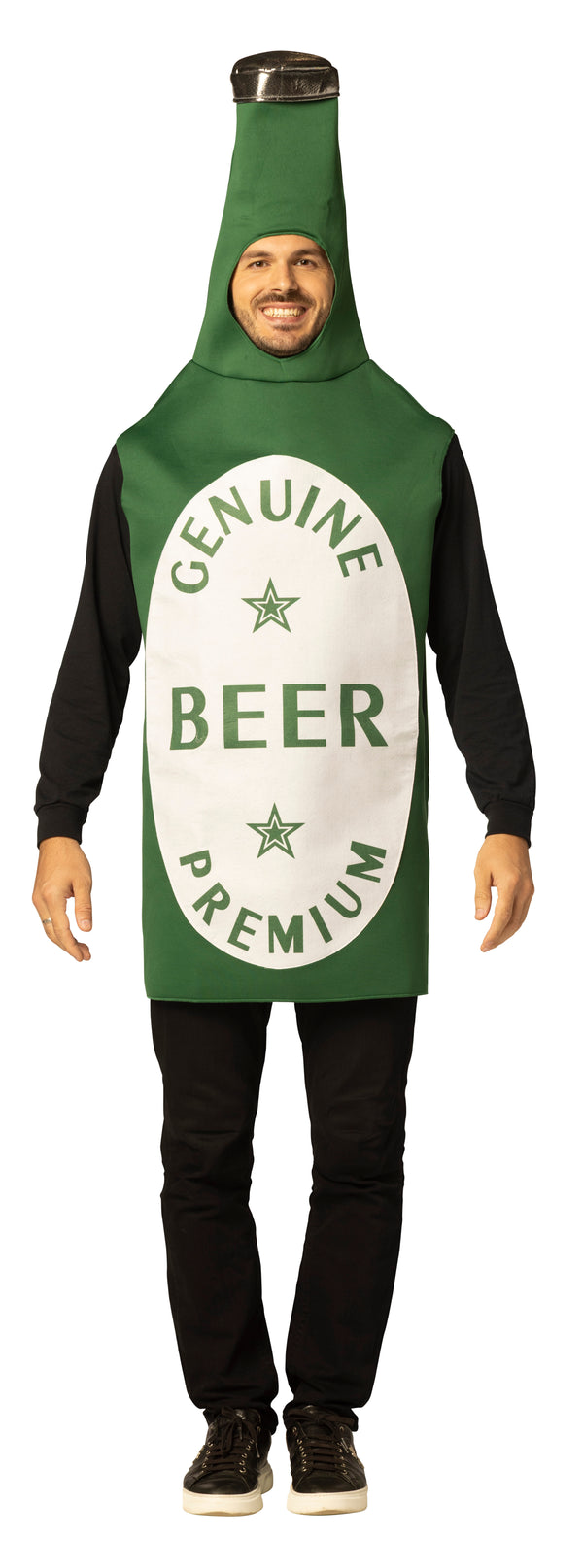 Genuine Beer Bottle Costume, Adult One Size