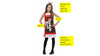 Tootsie Roll Ruffle Dress Costume, Child Size 7-10