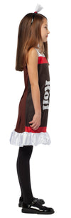 Tootsie Roll Ruffle Dress Costume, Child Size 7-10