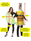 Tequila Bottle & Lime Slice Couple Costume