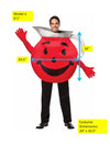 Kool Aid Guy Costume, Adult One Size