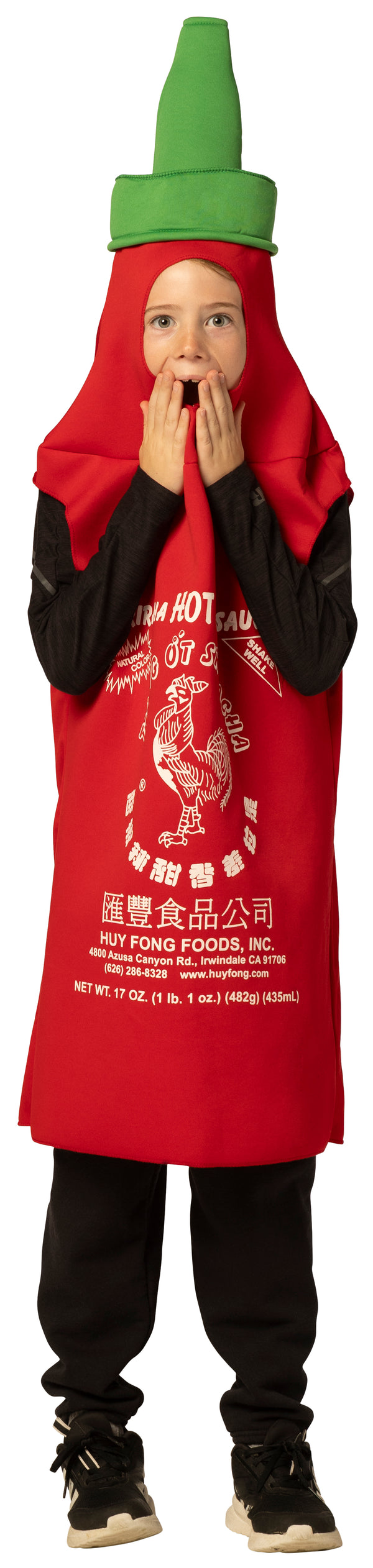 Sriracha Costume, Child Size 7-10