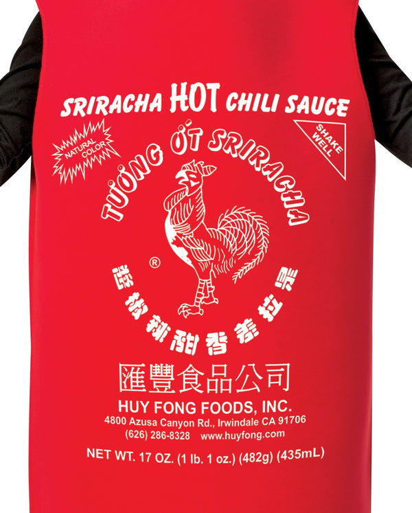 Sriracha Costume, Child Size 7-10