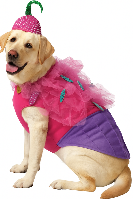 Cupcake Dog Pet Costume, Size XXX Large