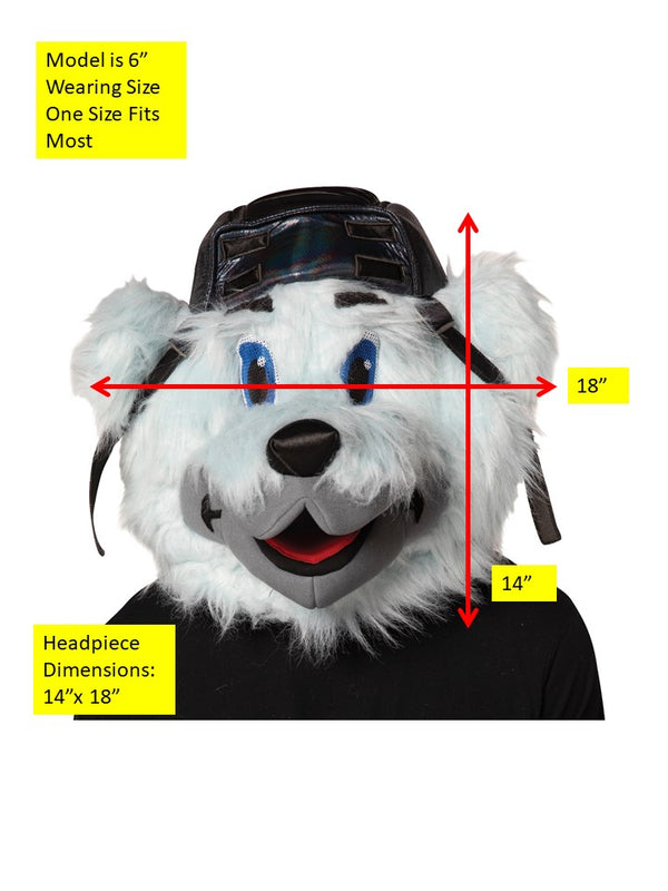 NHL Louie St. Louis Blues Mascot Head, Adult One Size