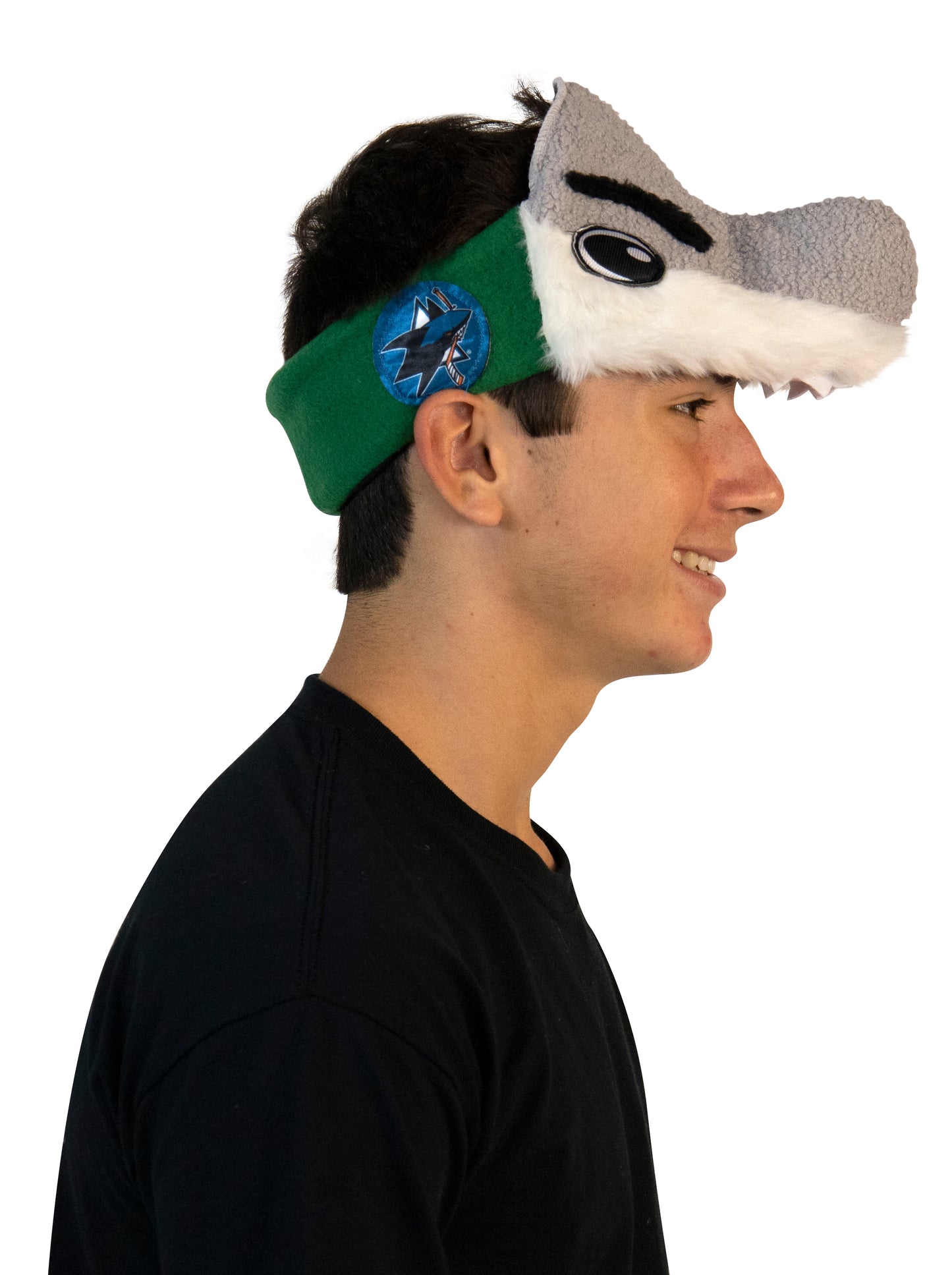 NHL Sharkie San Jose Sharks Headband, Adult One Size
