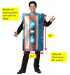 Get Real Cassette Tape Costume, Adult One Size