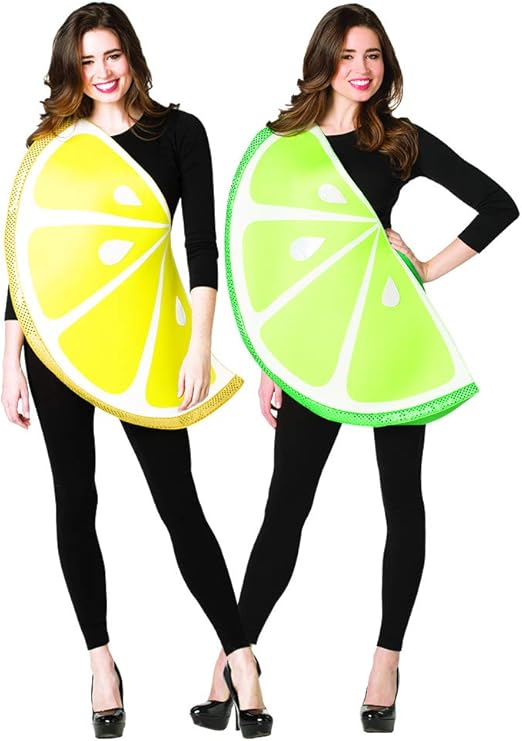Lemon & Lime Slices Couple Costume, Adult One Size
