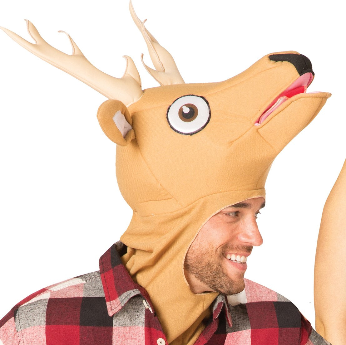 Deer in Headlights Couple Costume, Adult One Size & Women's Dress Size 14-16