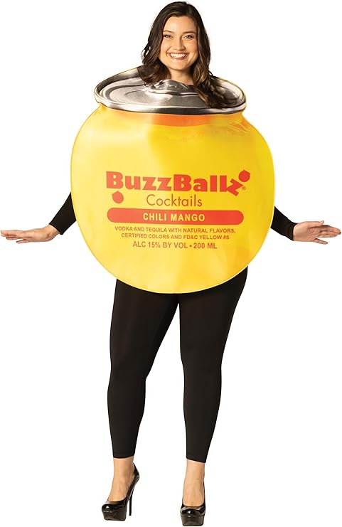 BuzzBallz Chili Mango Chiller Halloween Costume, Adult One Size