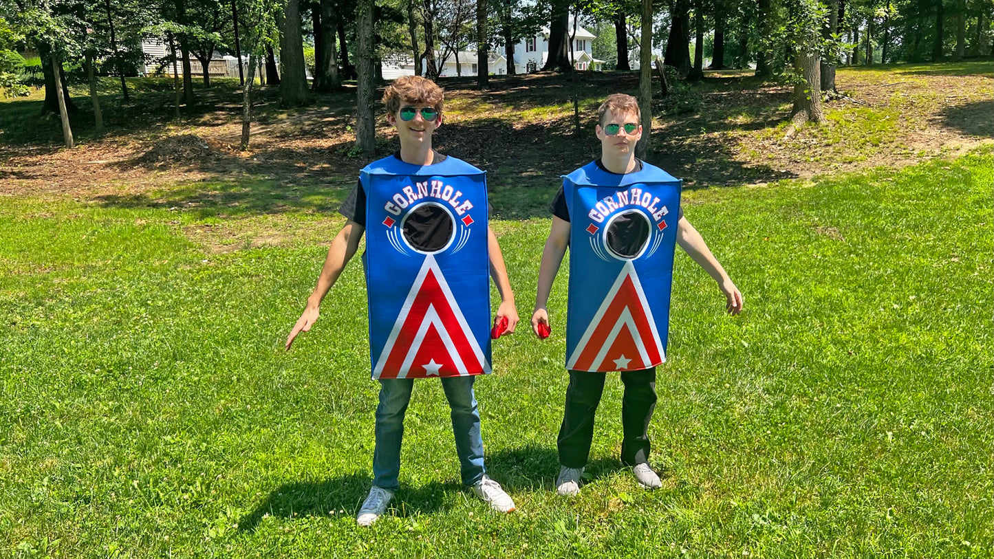 Cornhole Interactive Game 2 Pack Couples Costume, Adult One Size