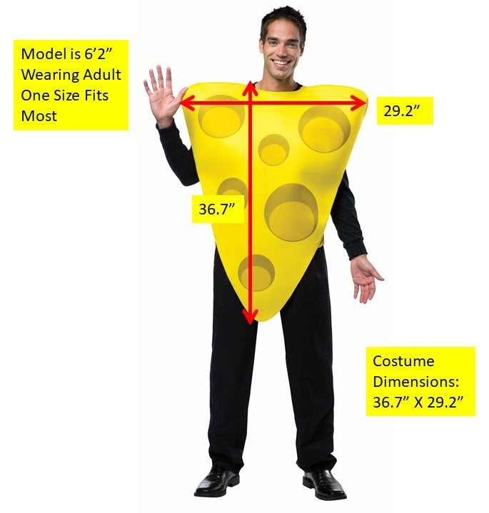 Cheese Costume, Adult One Size