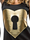 Key to My Heart Couples Costume, One Size & Women's Size 4-10