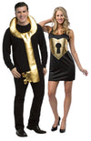 Key to My Heart Couples Costume, One Size & Women's Size 4-10