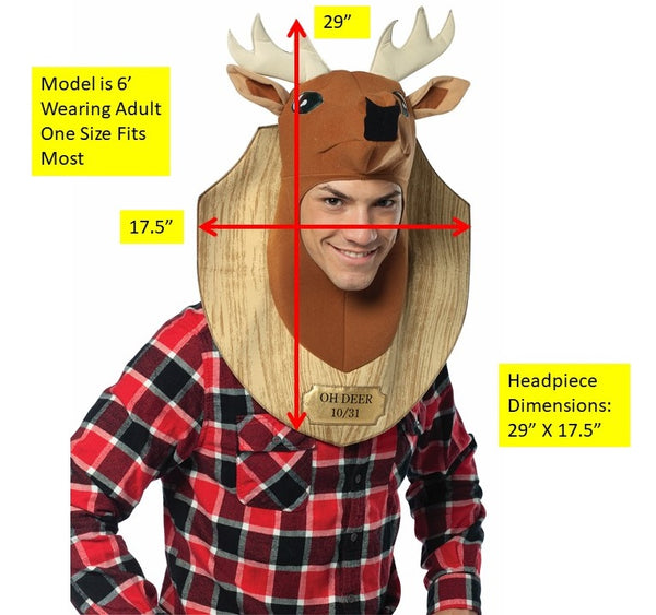 Oh Deer Trophy Headpiece, Adult One Size