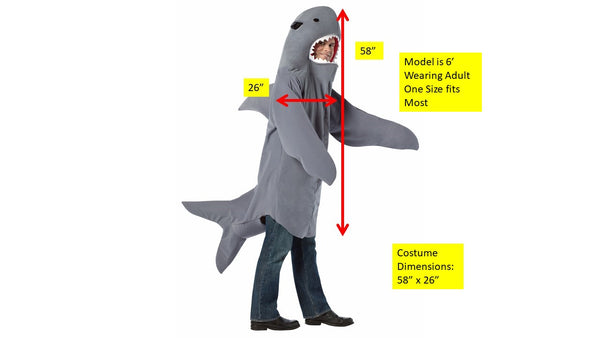 Shark Costume, Adult One Size