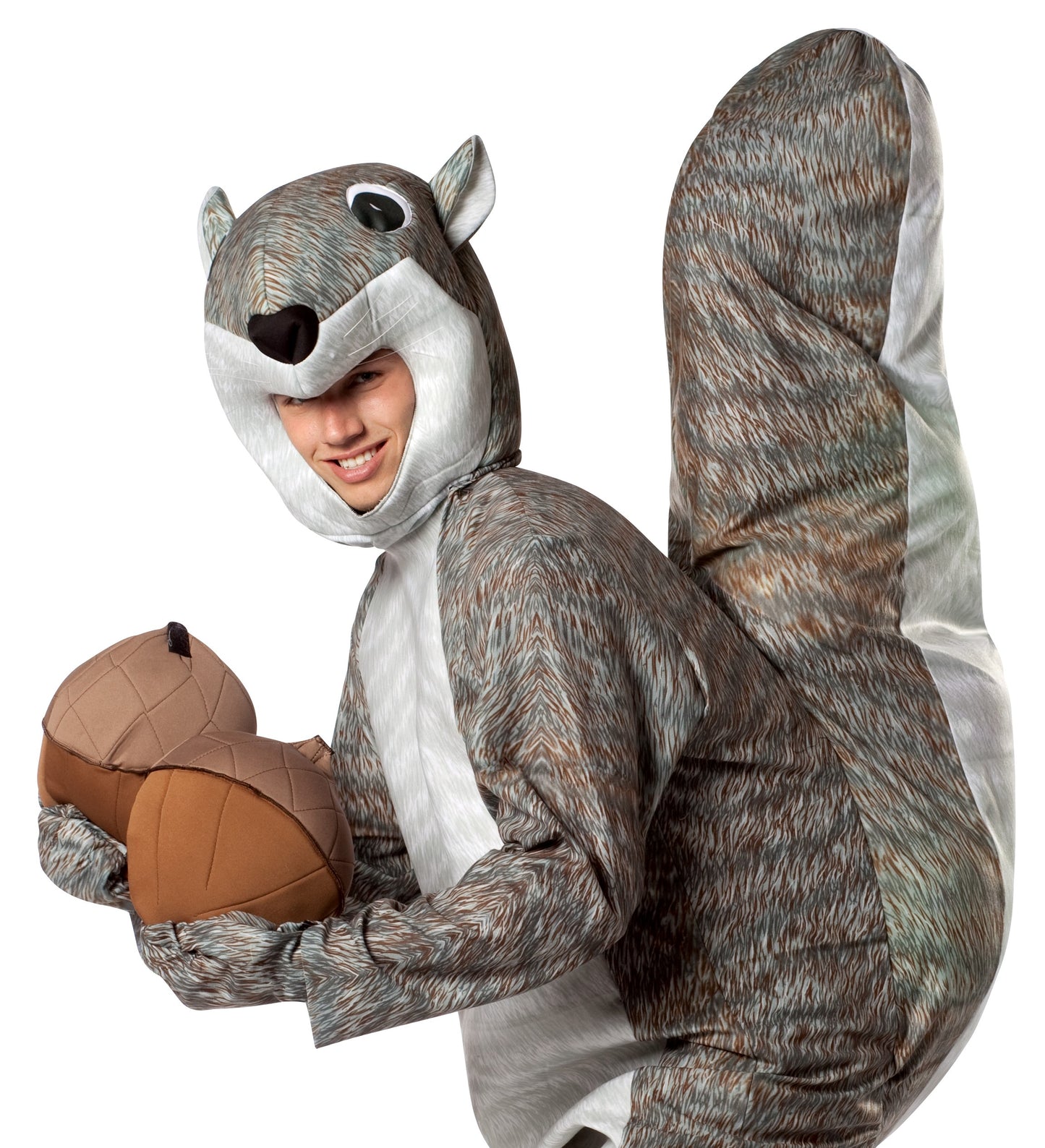 Squirrel Costume with Acorn, Adult One Size