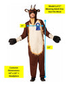 GOAT, Greatest of All Time,  Halloween Costume, Adult One Size