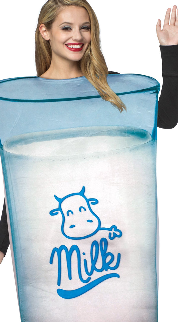 Glass of Milk Costume, Adult One Size