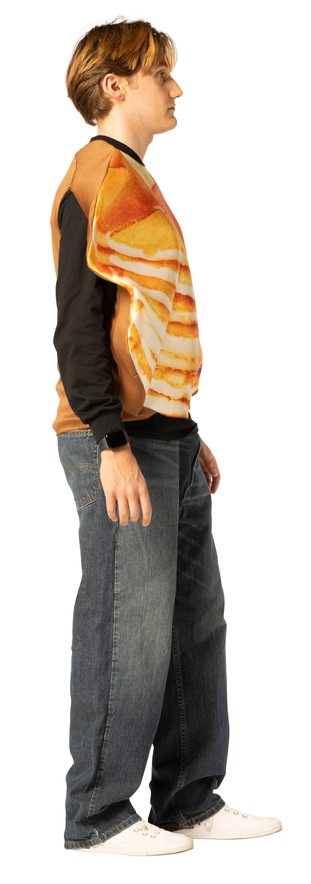 Pancakes & Bacon Slice Couples Halloween Breakfast Costume, Adult One Size