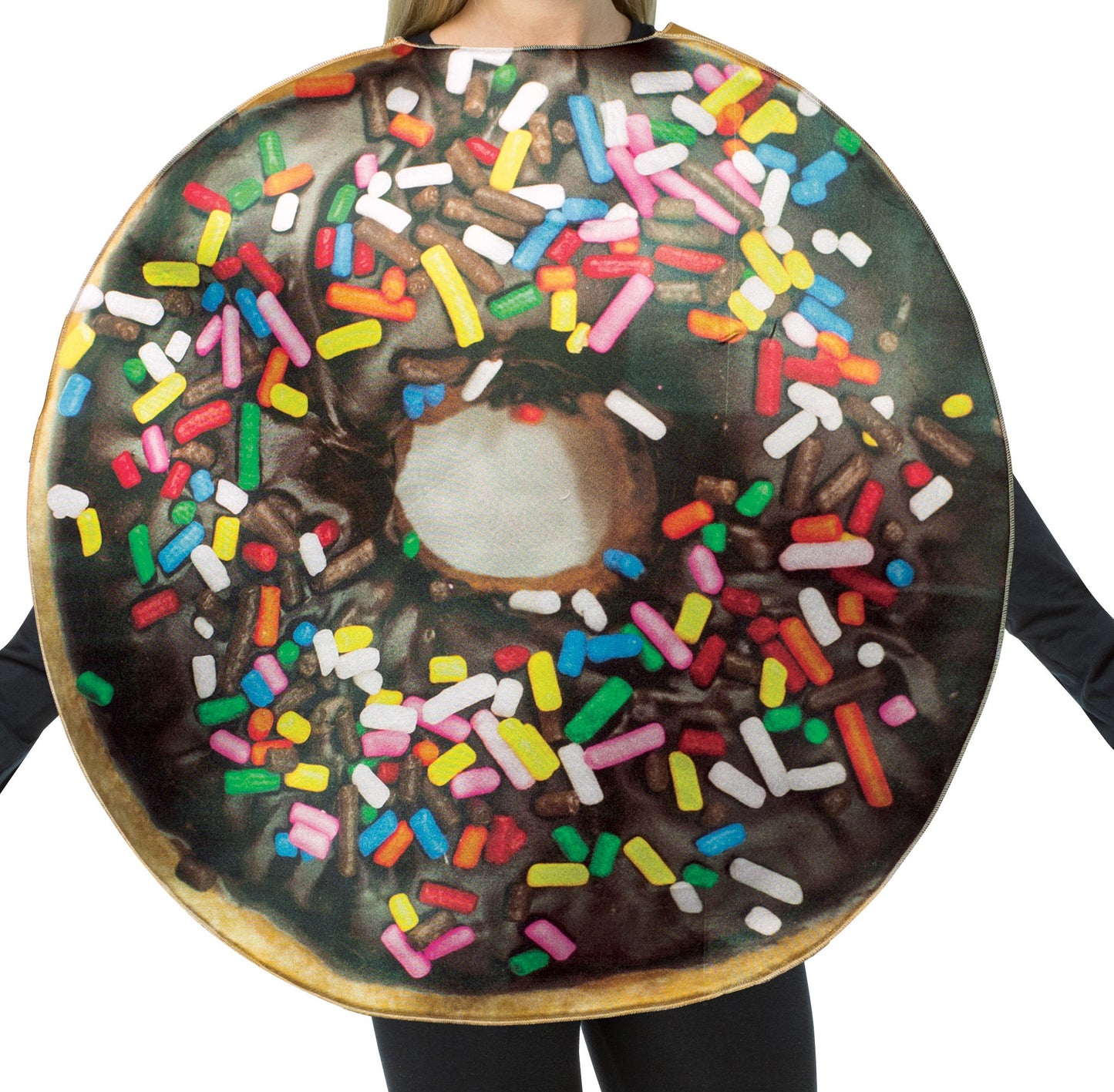 Chocolate Doughnut with Sprinkles Adult Costume, Adult One Size