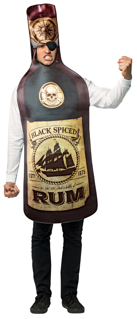 Rum Bottle Halloween Costume, Adult One Size