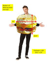 Get Real Breakfast Sandwich Costume, Adult One Size