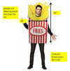 French Fries Tunic & Dress Couples Costume, Adult One Size & Women's 2-8