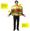 Cheeseburger & Beer Mug Dress Couples Costume, Adult One Size & Women's 4-10