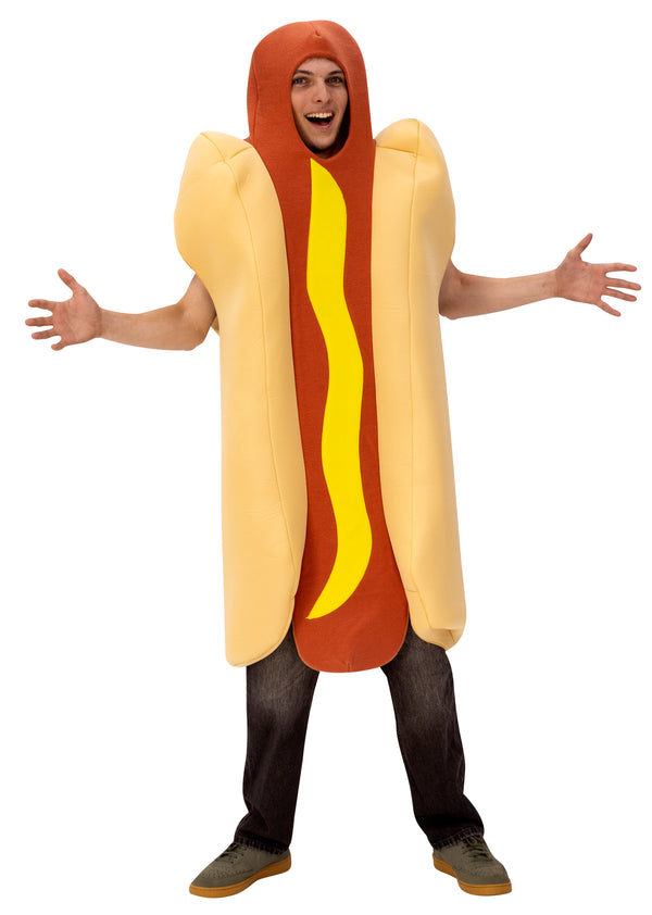 Deluxe Hot Dog Costume, Adult One Size