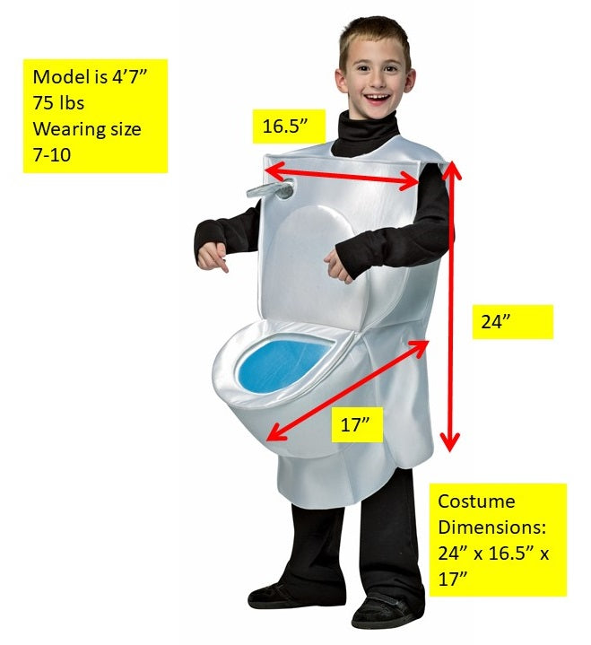 Toilet Costume, Child Size 7-10