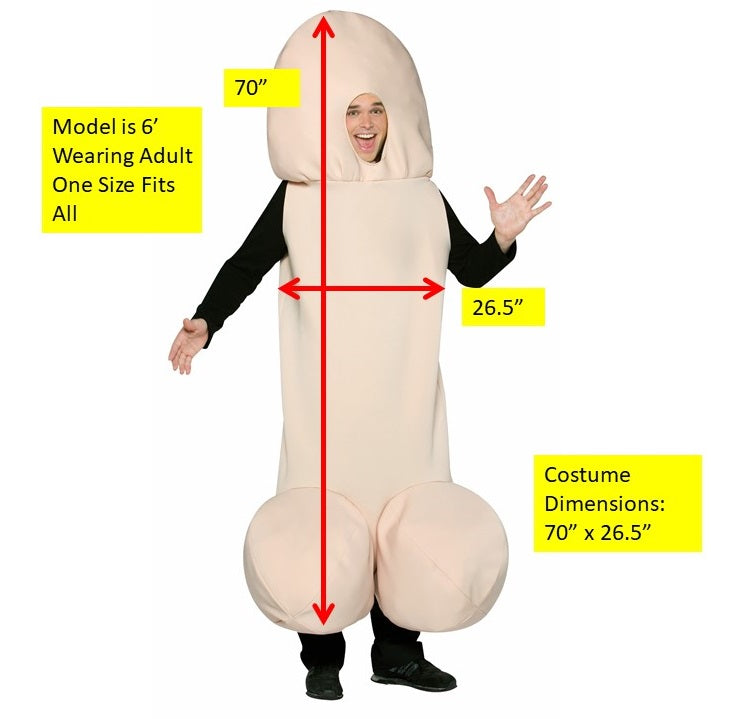 Happy Halloweenie Costume, Adult One Size