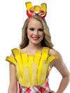 French Fries Tunic & Dress Couples Costume, Adult One Size & Women's 2-8
