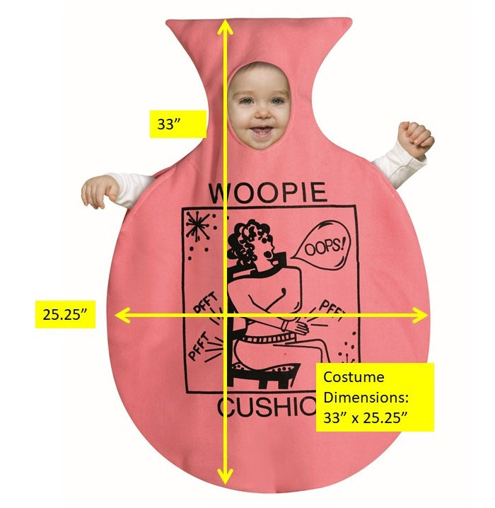 Woopie Cushion Bunting Costume, Baby 3-9 Months