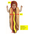 Hot Dog Bunting Costume, Baby Size 3-9 Months