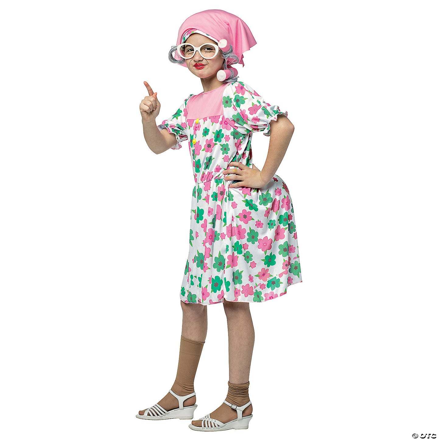 Girl's Granny Kids Costume, Various Child Sizes