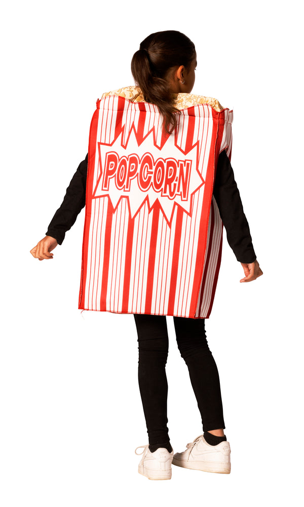 Movie Night Popcorn Costume, Child Size 7-10