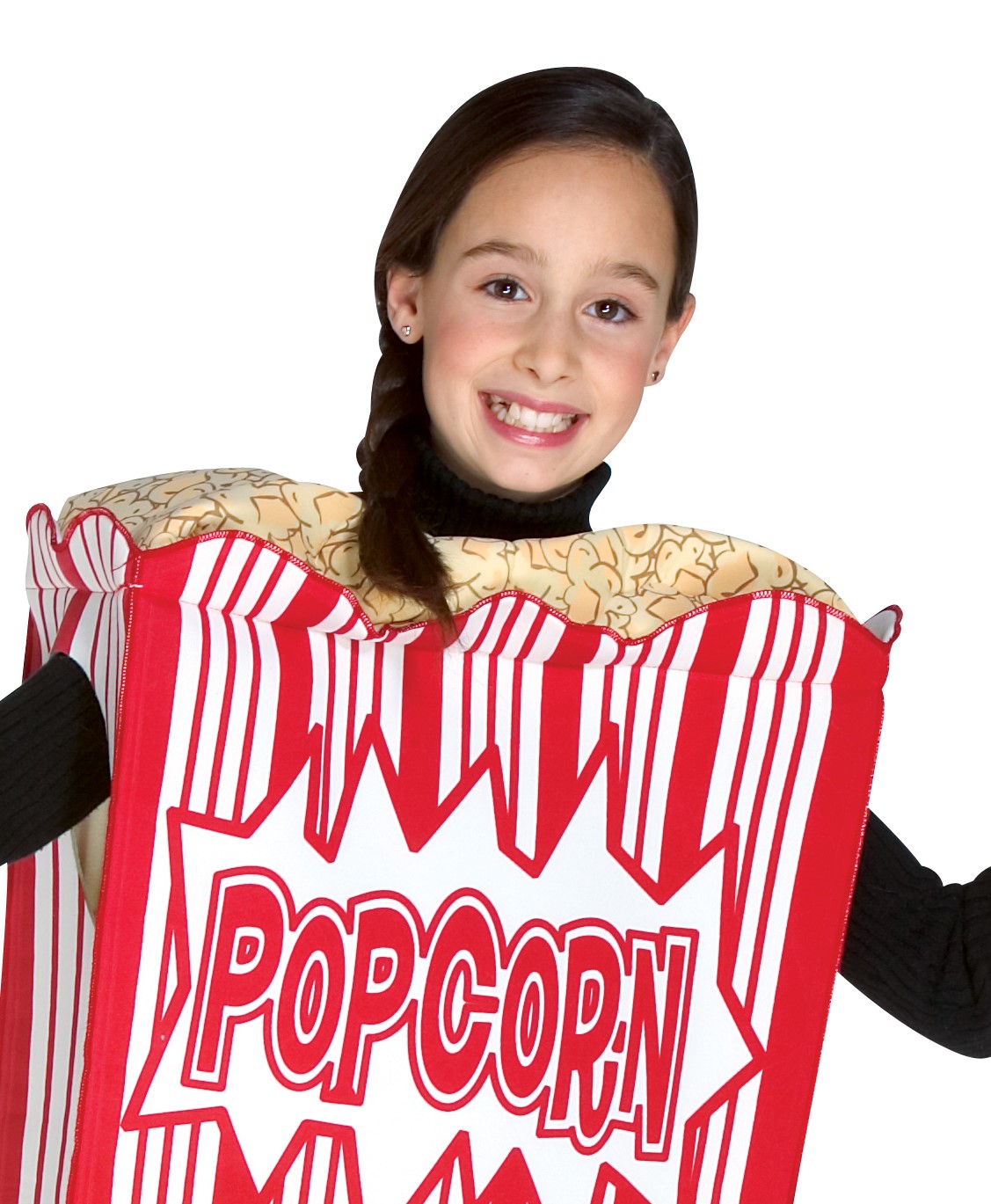 Movie Night Popcorn Costume, Child Size 7-10