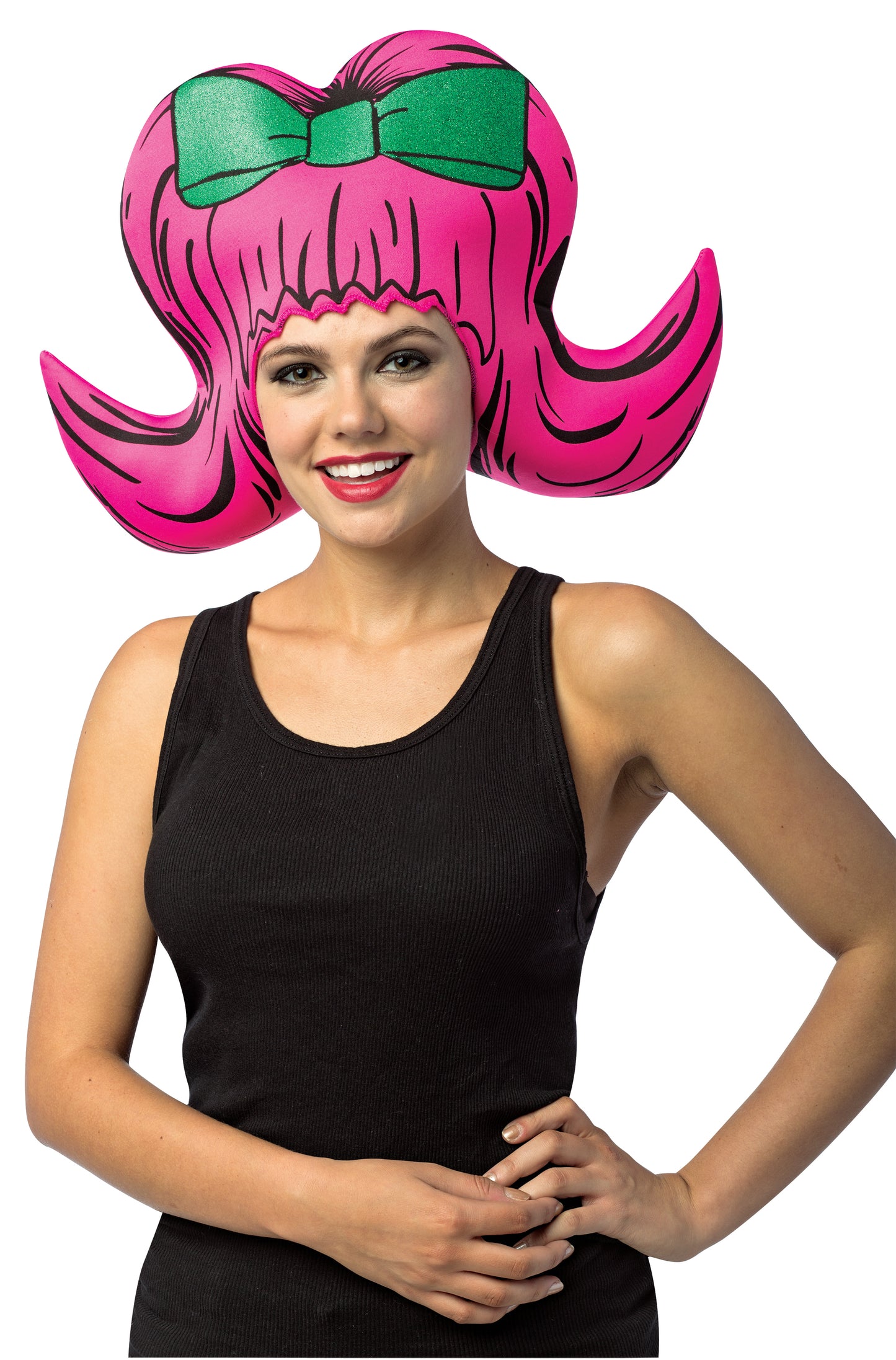 Pink Bouffant Cartoon Wig