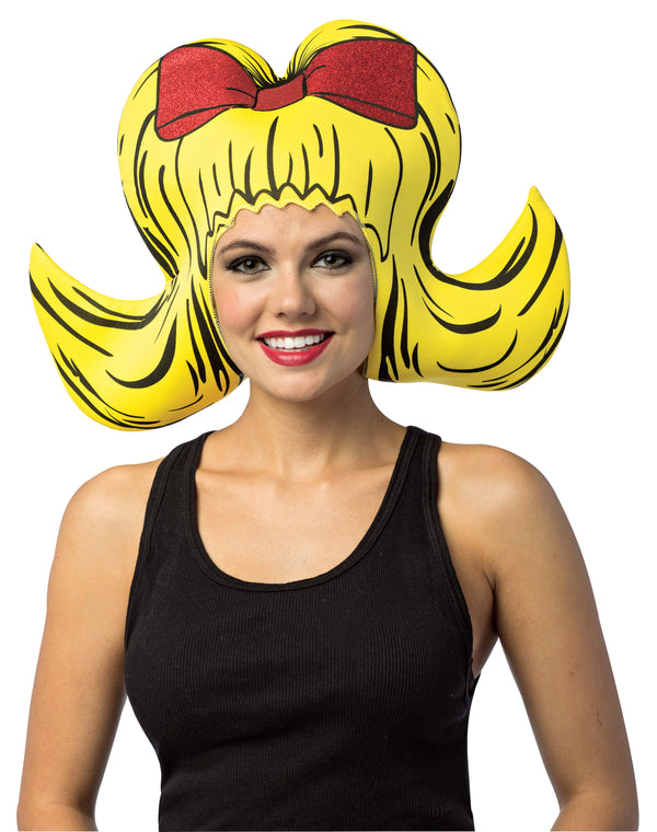 Yellow Bouffant Cartoon Wig