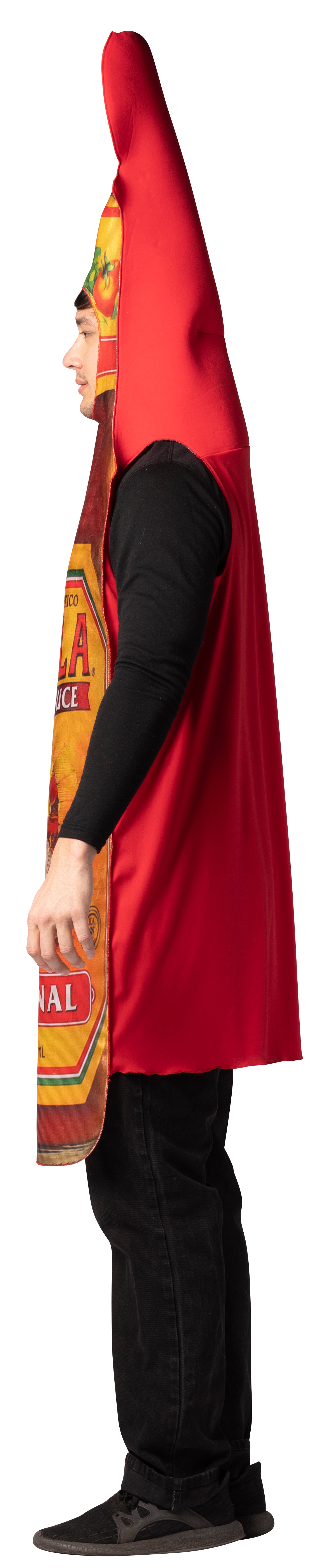 McCormick Cholula Hot Sauce Bottle Costume, Adult One Size