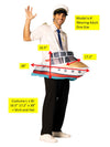 Yacht Captain Costume, Adult One Size